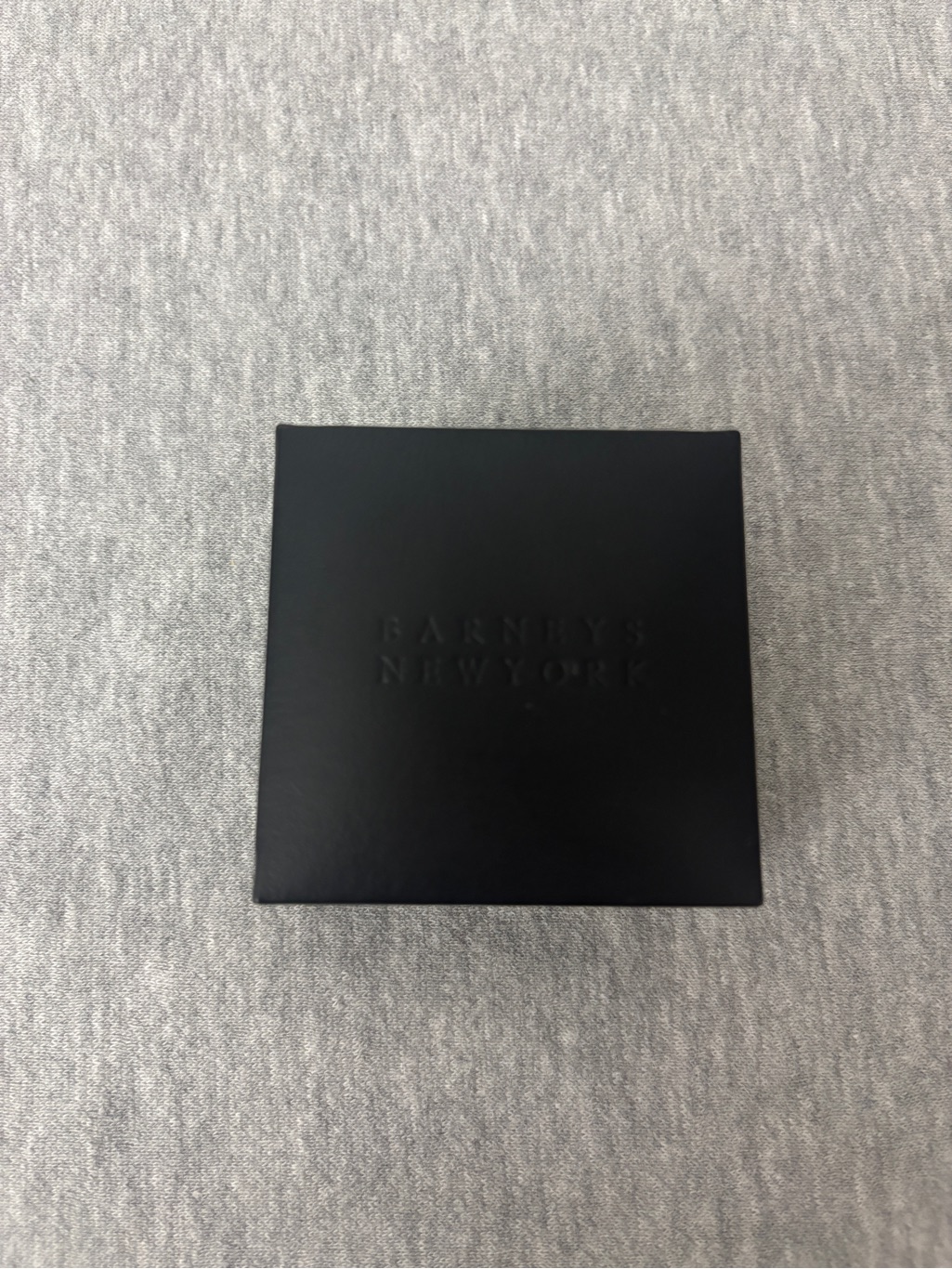 Authentic Barneys New York Empty Ring Jewelry Box Black Luxury Presentation Case